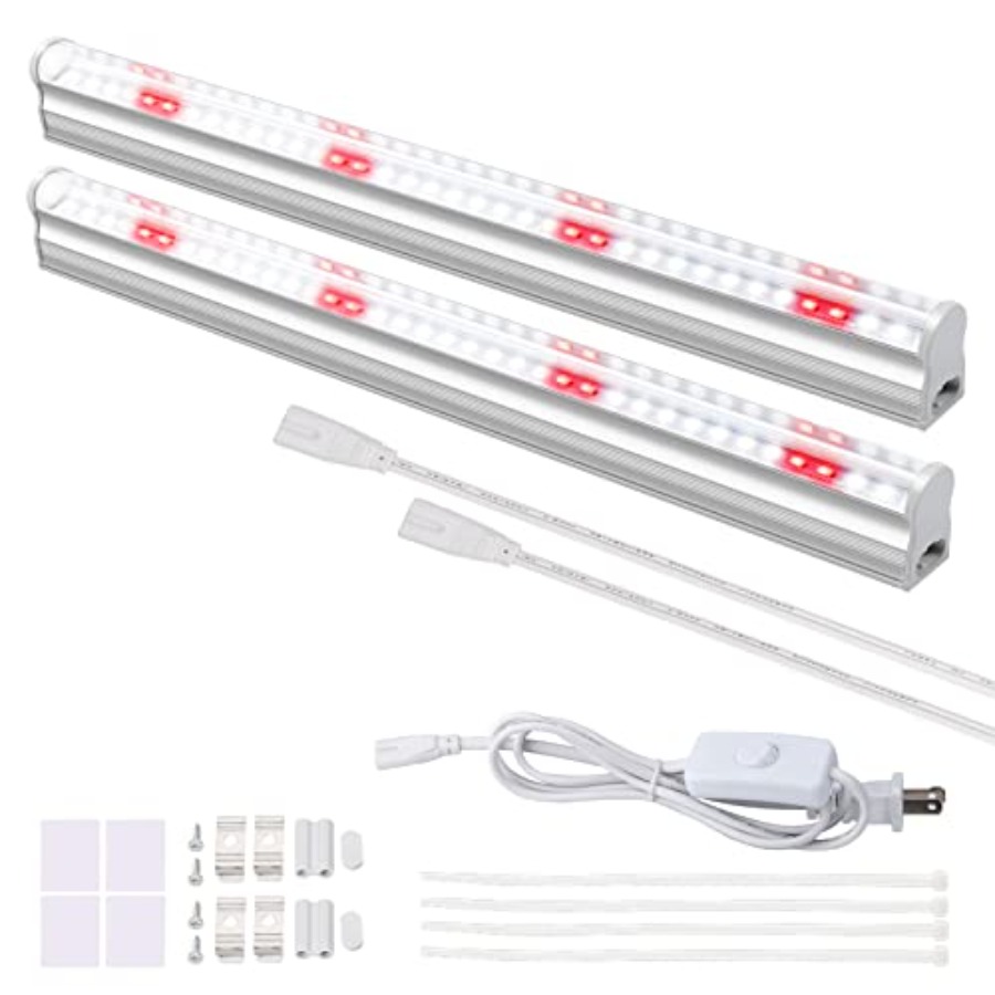 Grow Light Led - 屋内植物用LED育成ライトバー、温室植物育成棚用太陽光育成ランプフルスペクトル成長ライトストリップ