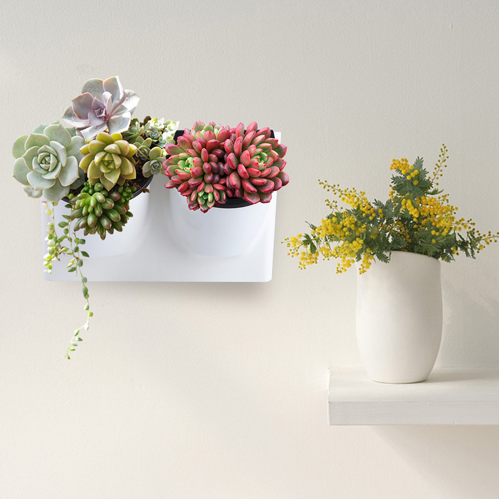 Self Watering Planter - 自動給水植木鉢 プラスチック製 バイオレット プランター 装飾用 室内/屋外