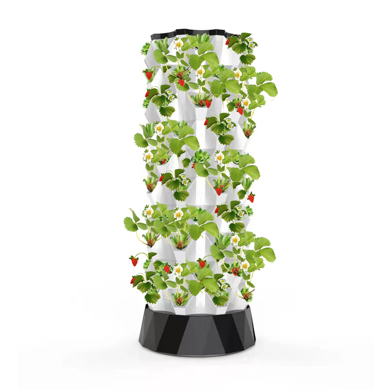 Hydroponic Kit - 新しい水耕栽培用垂直庭園、エアロポニックタワー、水耕栽培キット、屋内栽培用タワー、水耕栽培用垂直庭園システム