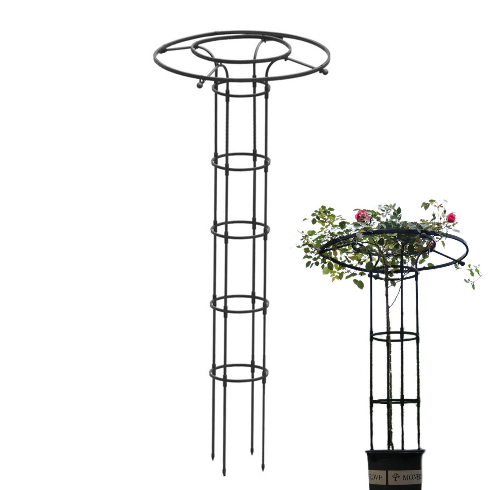 Vertical Planter - ガーデン用トレリス傘型タワー、つる性植物用トレリス、DIYトレリス支柱、花鉢用支柱