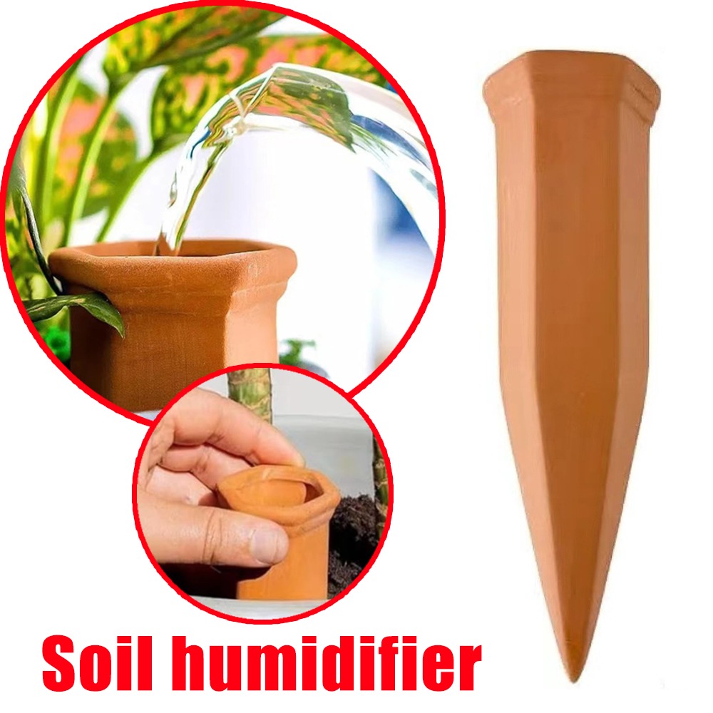 Self Watering Planter - テラコッタ自動散水装置 植物散水システム 植木鉢挿入式散水ステーク 鉢植えに適しています