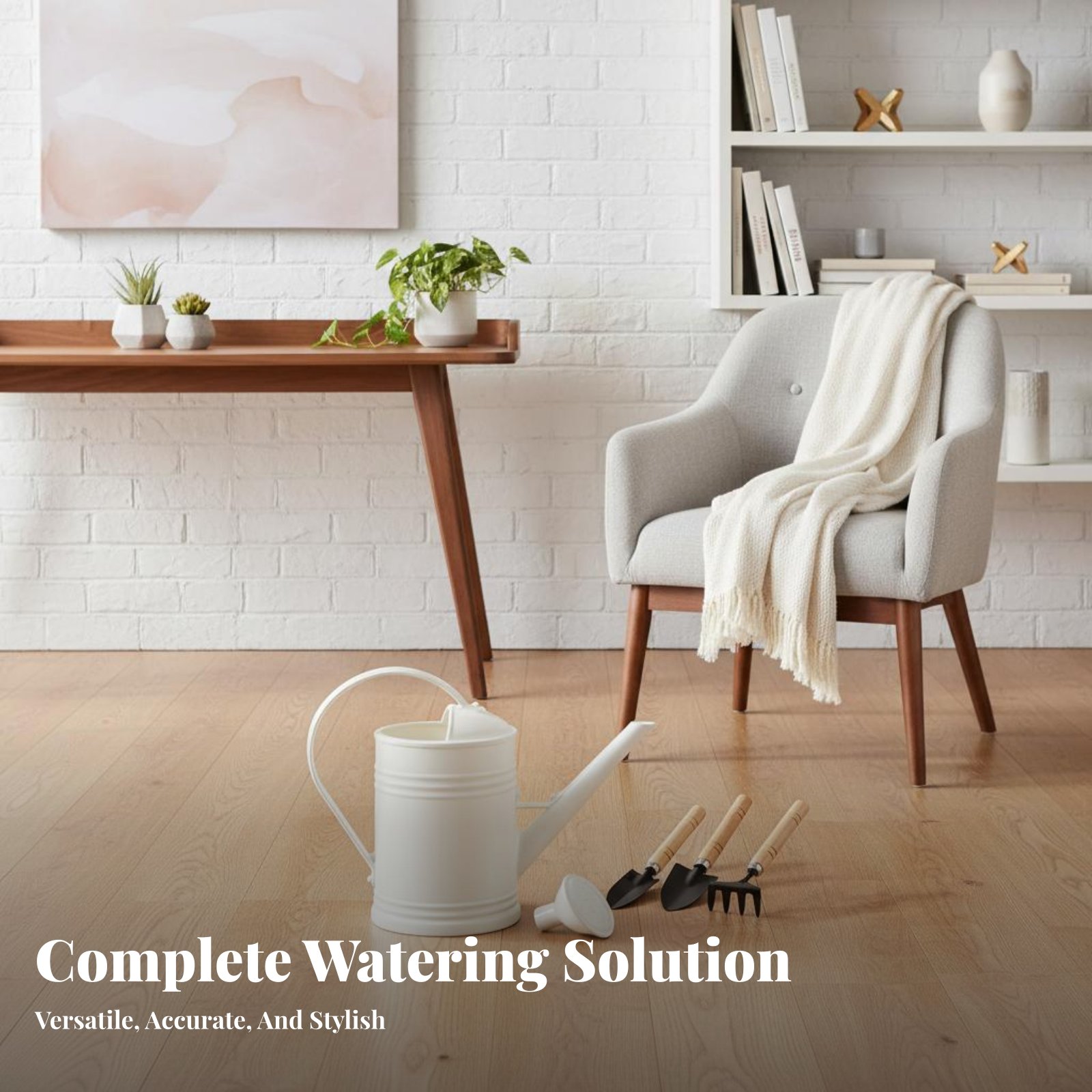 Watering Can - 長い注ぎ口付きじょうろ、屋内屋外バルコニー植物盆栽花用携帯型水やり器