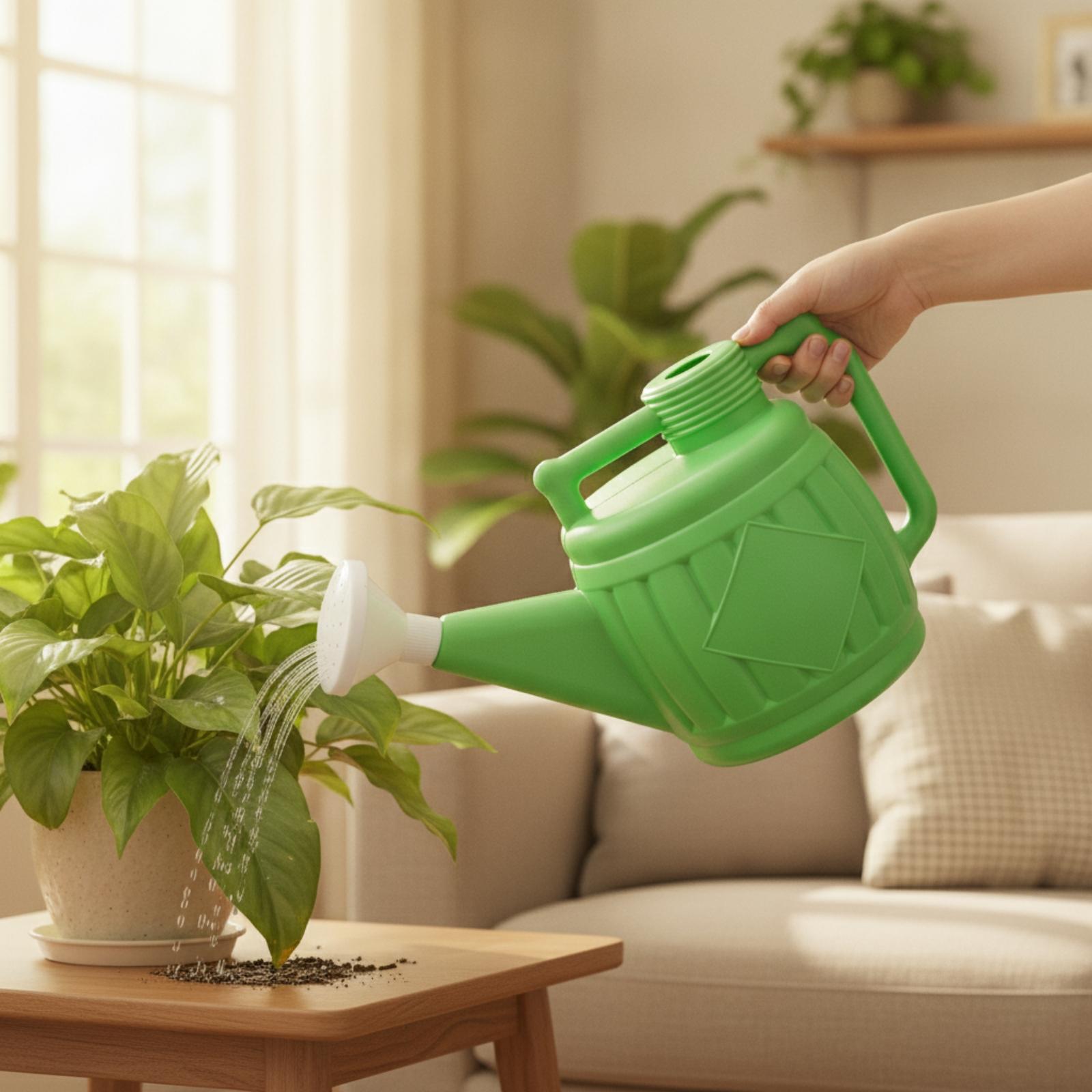 Watering Can - スプリンクラーヘッド付き軽量じょうろ、色褪せ防止、庭用