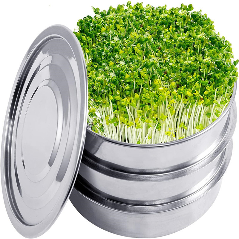 Hydroponic Kit - ステンレス製植物発芽キット 水耕栽培システム 室内キット コンプリートセット 植物発芽キット グロウボックスキット