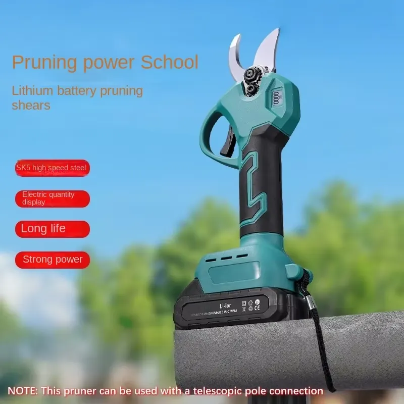 Pruning Shears - 果樹や庭の剪定用の2.5cm電動剪定鋏、電動剪定鋏は伸縮式ポールに接続可能