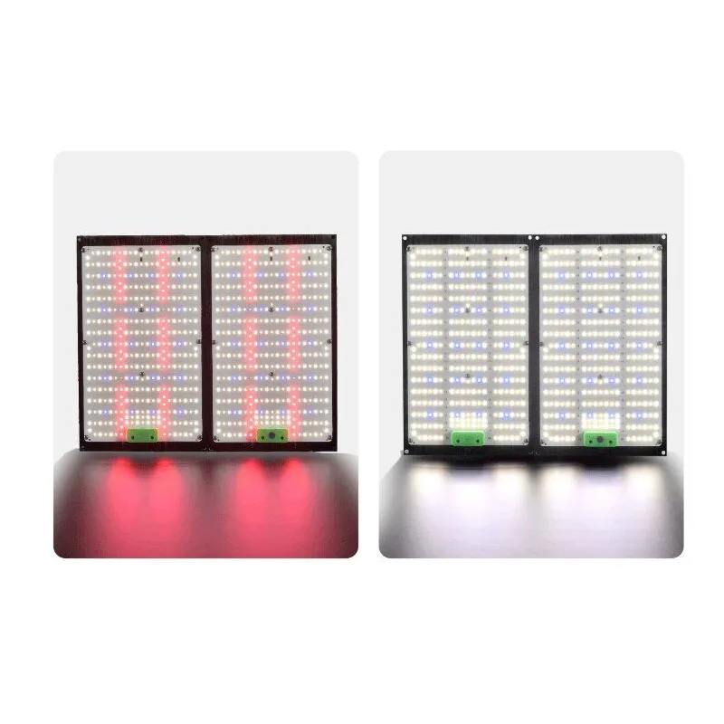 Grow Light Led - LED量子ボード育成ライト フルスペクトラム 吊り下げ式植物補助照明装置 室内温室用野菜・花用
