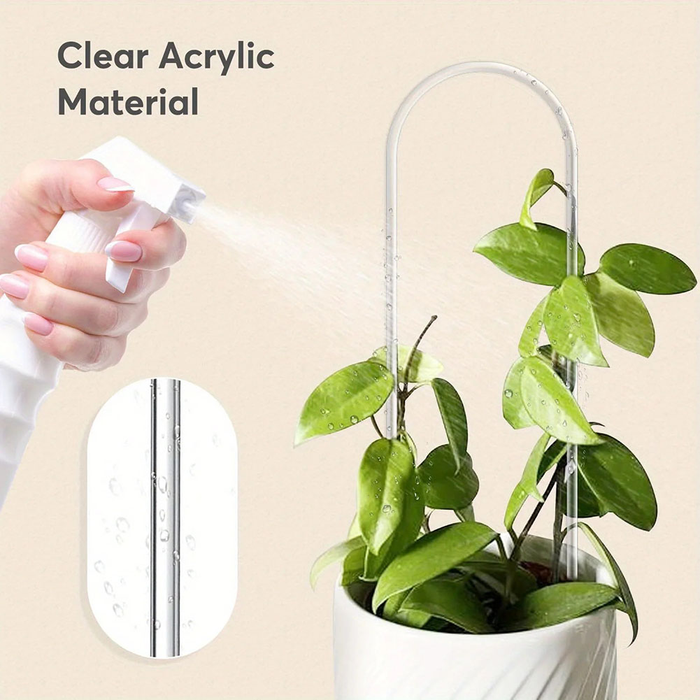 2 個アクリル U 字型植物ラックスタイリッシュな植物クライ - Indoor Herb Garden のレビューと価格