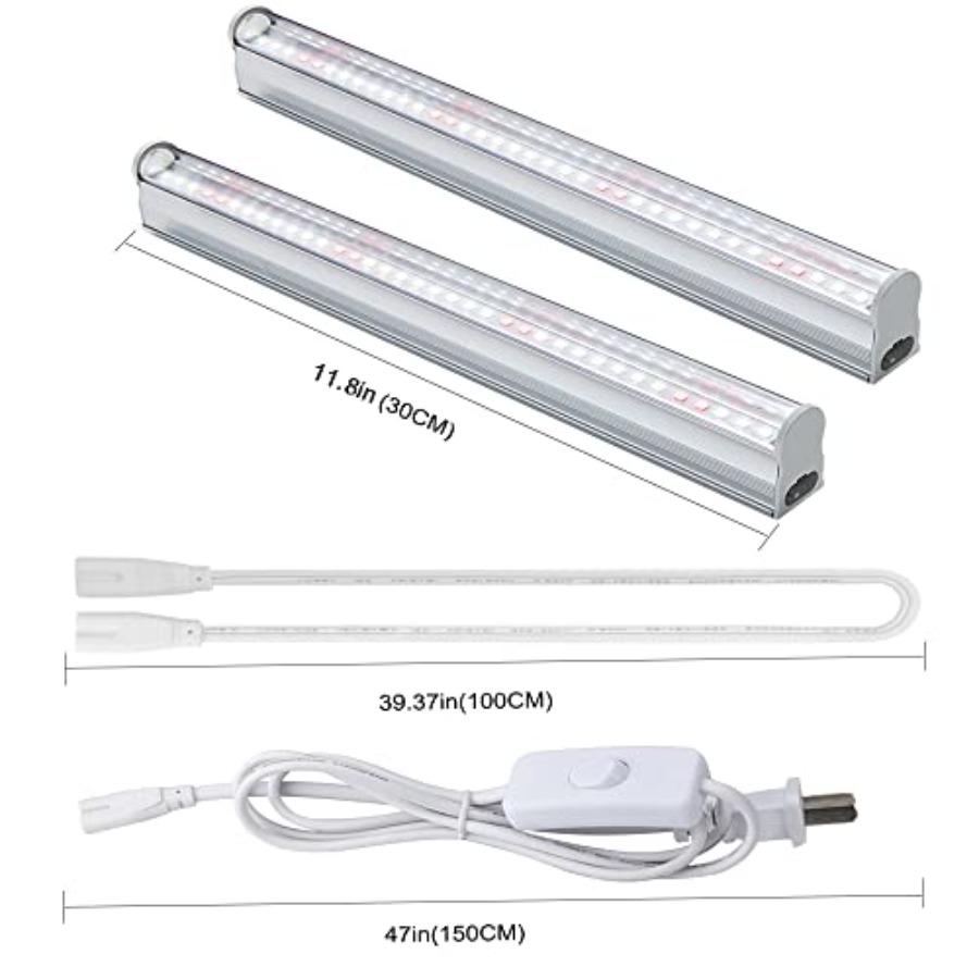 屋内植物用LED育成ライトバー、温室植物育成棚用太陽光育成ラ - Grow Light Led のレビューと価格