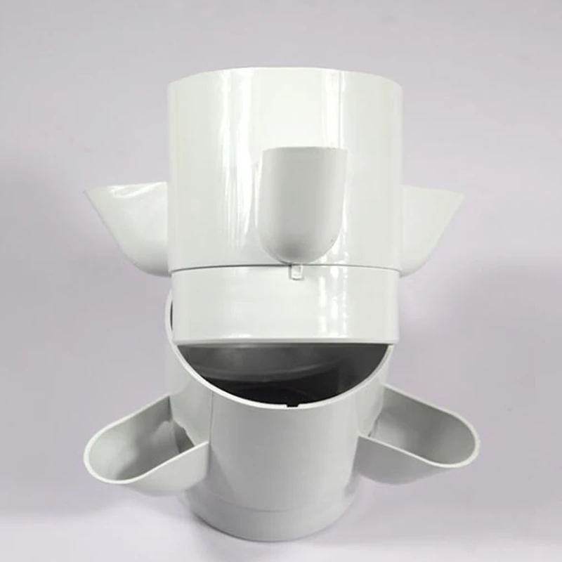 水耕栽培タワー、2段式、6つの穴を備えた垂直型ガーデンシステ - Indoor Herb Garden のレビューと価格