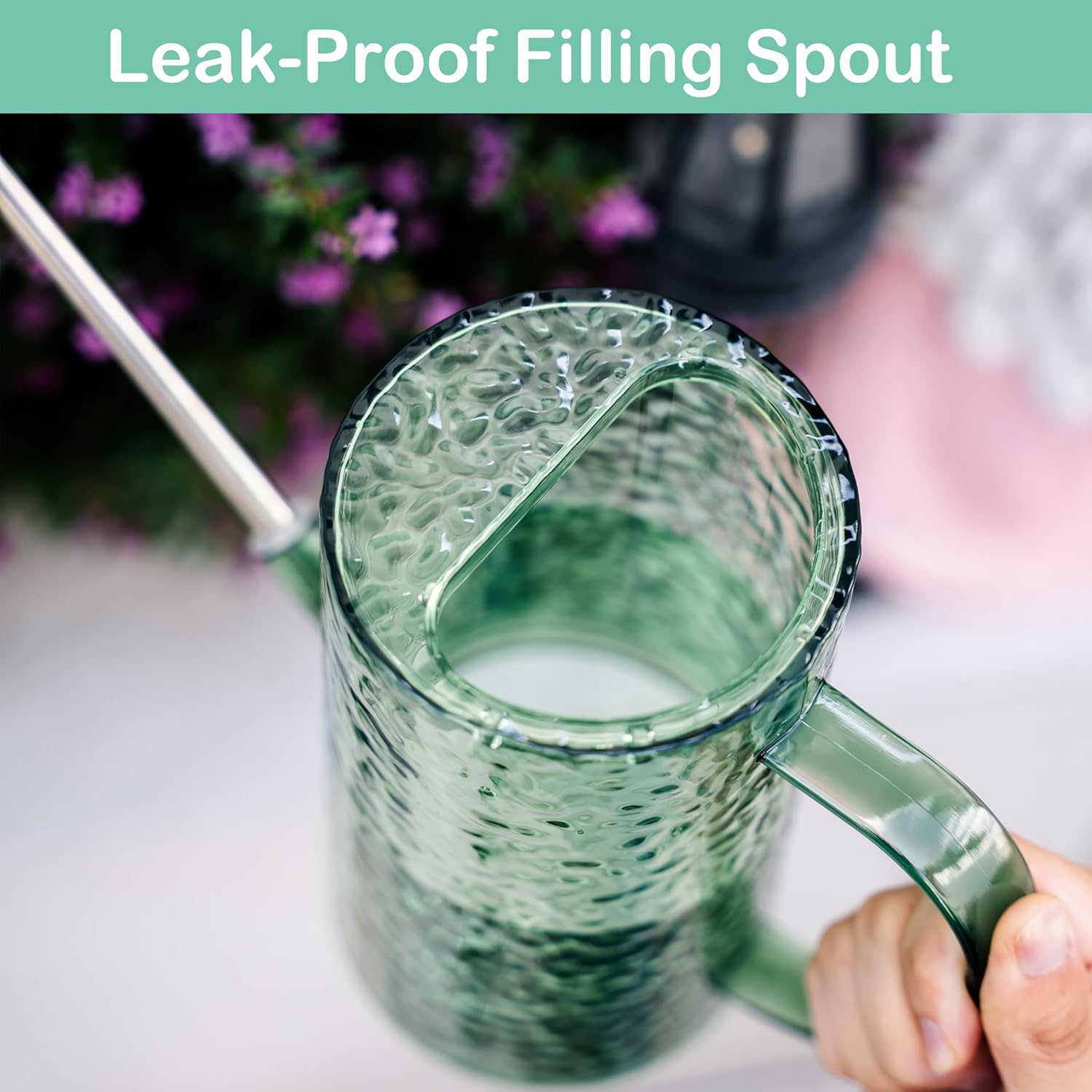 屋内植物用小型じょうろ - 34オンスの漏れ防止軽量ポット、 - Watering Can のレビューと価格