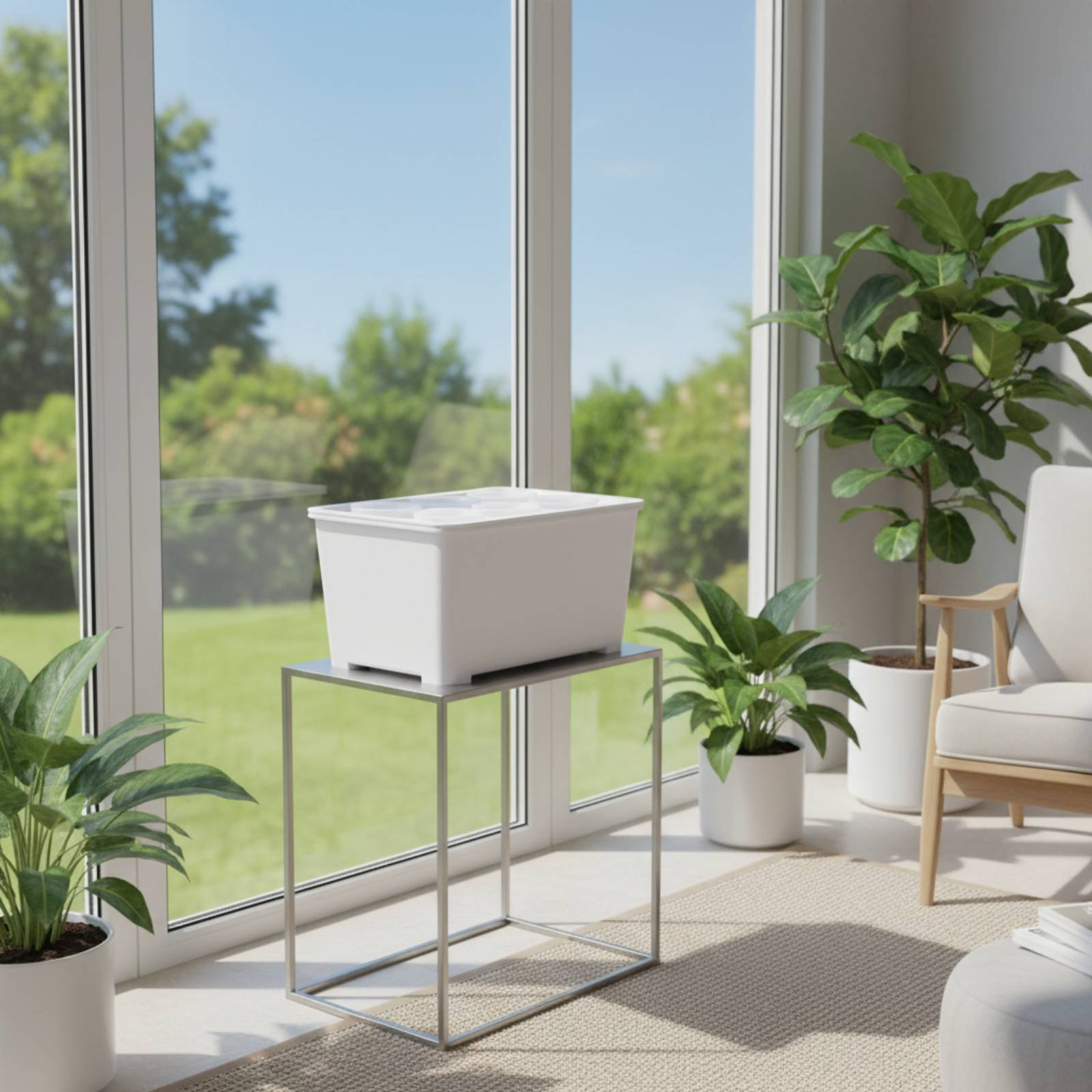 水耕栽培ボックス 太陽光に優しい水耕栽培キット 種ポッドキッ - Hydroponic Kit のレビューと価格