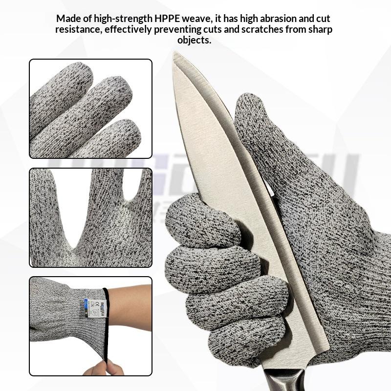 1組の安全手袋。耐切断性、高強度、産業用、キッチン用、園芸用 - Garden Gloves のレビューと価格