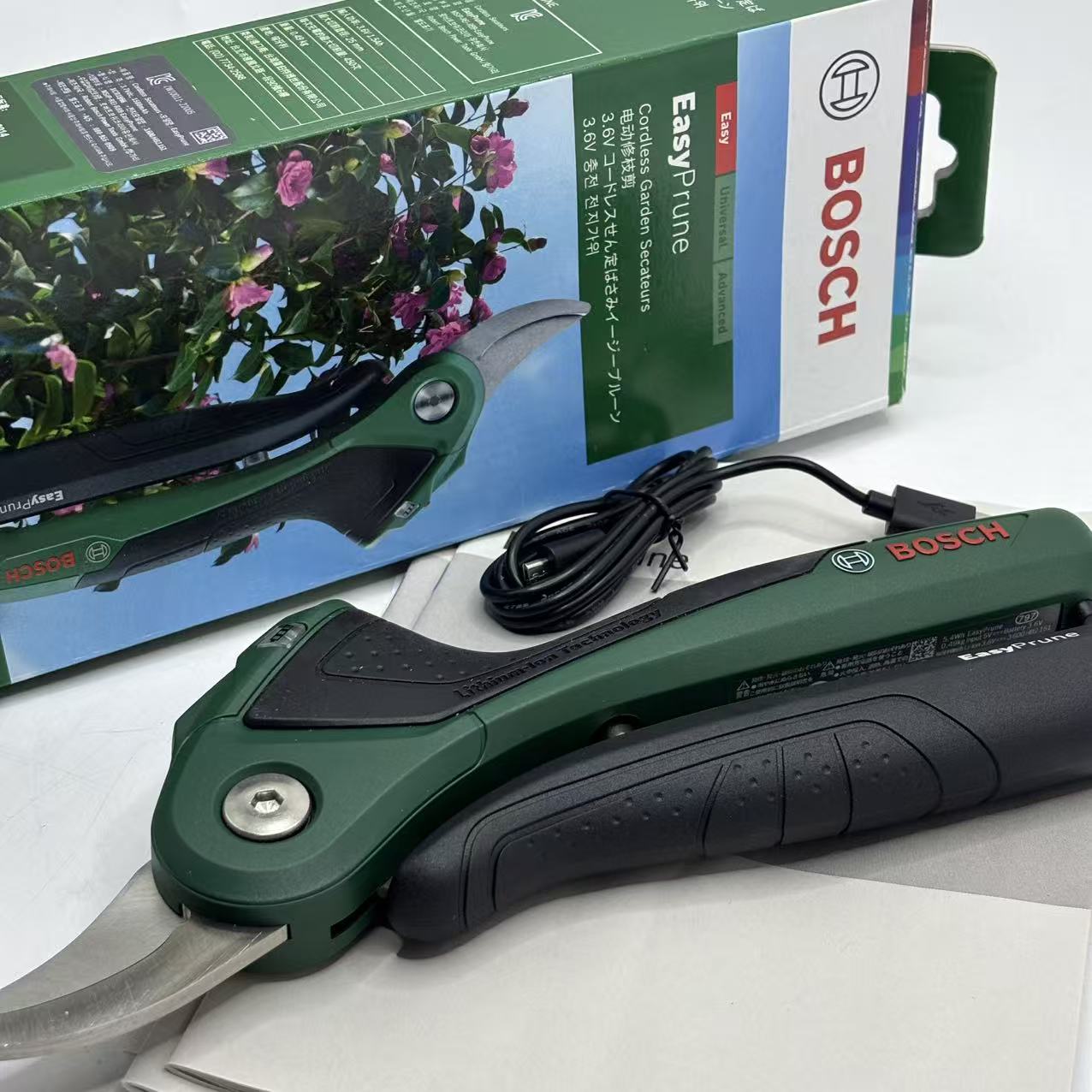 ボッシュ 3.6V コードレススマート剪定ばさみ 充電式 ガ - Pruning Shears のレビューと価格