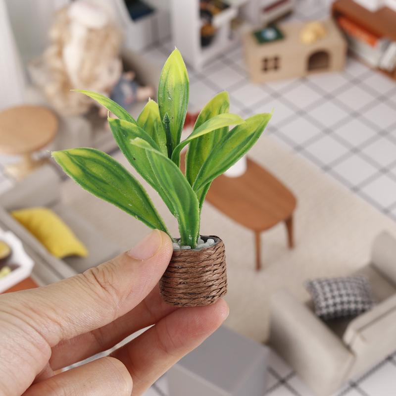 1 個ミニ人工鉢植え植物ドールハウス緑飾り織り込みポット偽植 - Plant Pot のレビューと価格