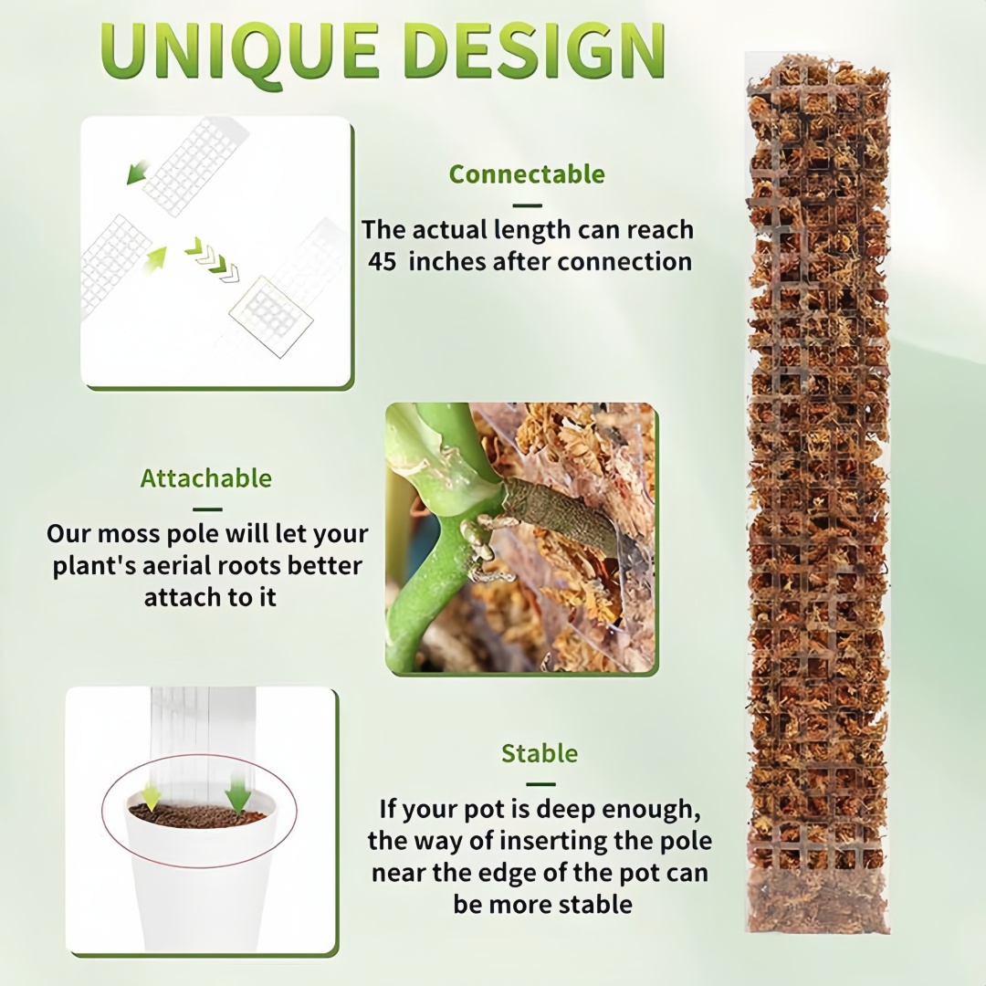 苔ポールプラスチック植物スタンド屋内登山植物ガーディアン家庭 - Indoor Herb Garden のレビューと価格