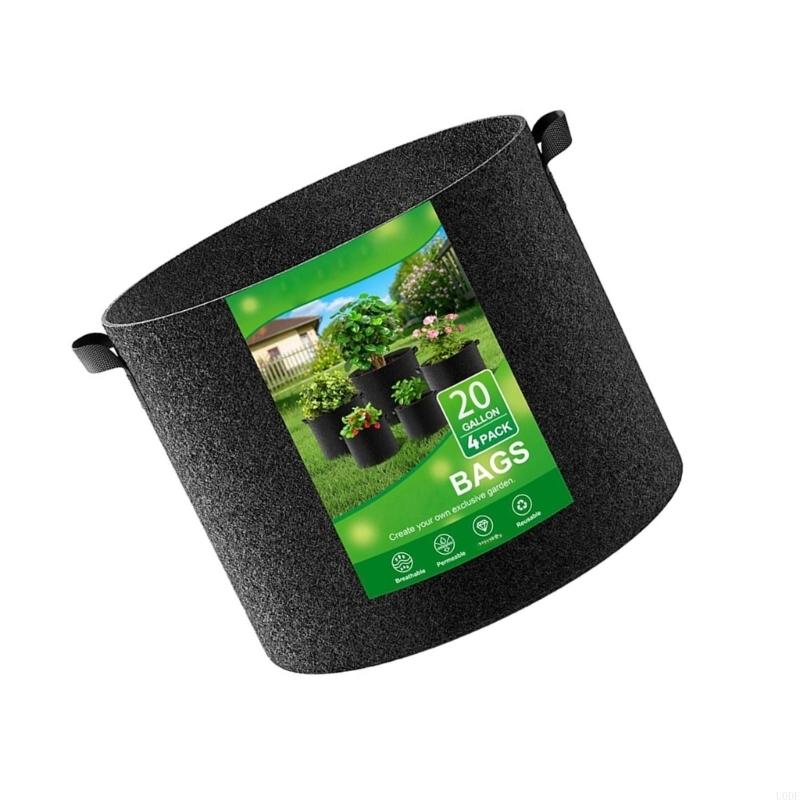 プレミアムファブリック植栽バッグ厚みのある素材ガーデニングポ - Grow Bag のレビューと価格