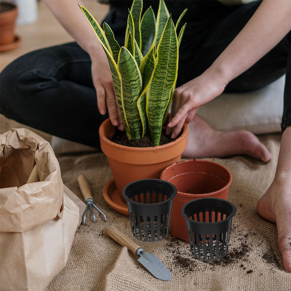 15個入りネットポット 水耕栽培バスケット 4インチ プラス - Plant Pot のレビューと価格