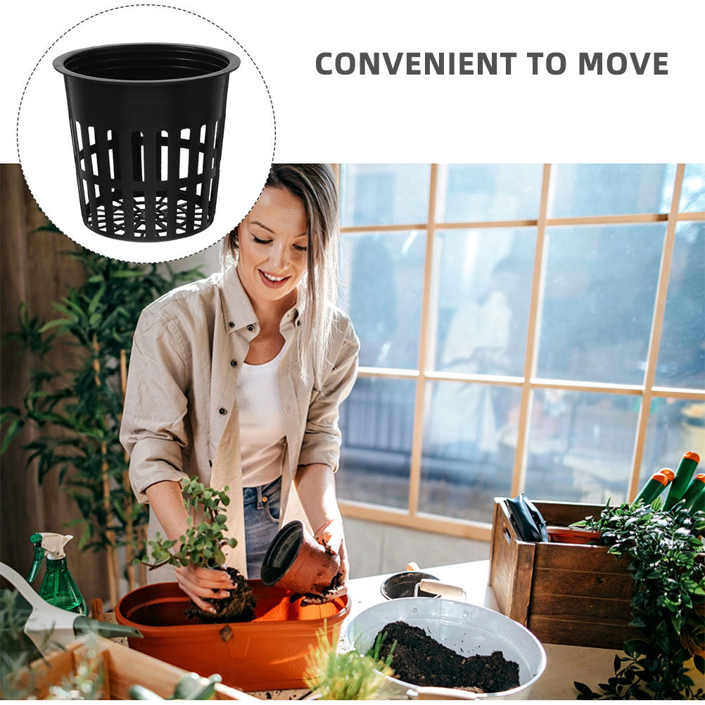 15個入りネットポット 水耕栽培バスケット 4インチ プラス - Plant Pot のレビューと価格