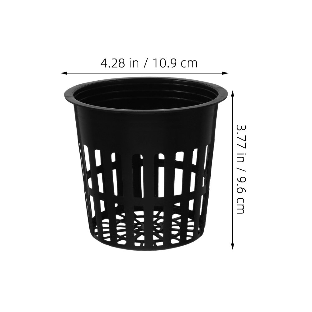 15個入りネットポット 水耕栽培バスケット 4インチ プラス - Plant Pot のレビューと価格