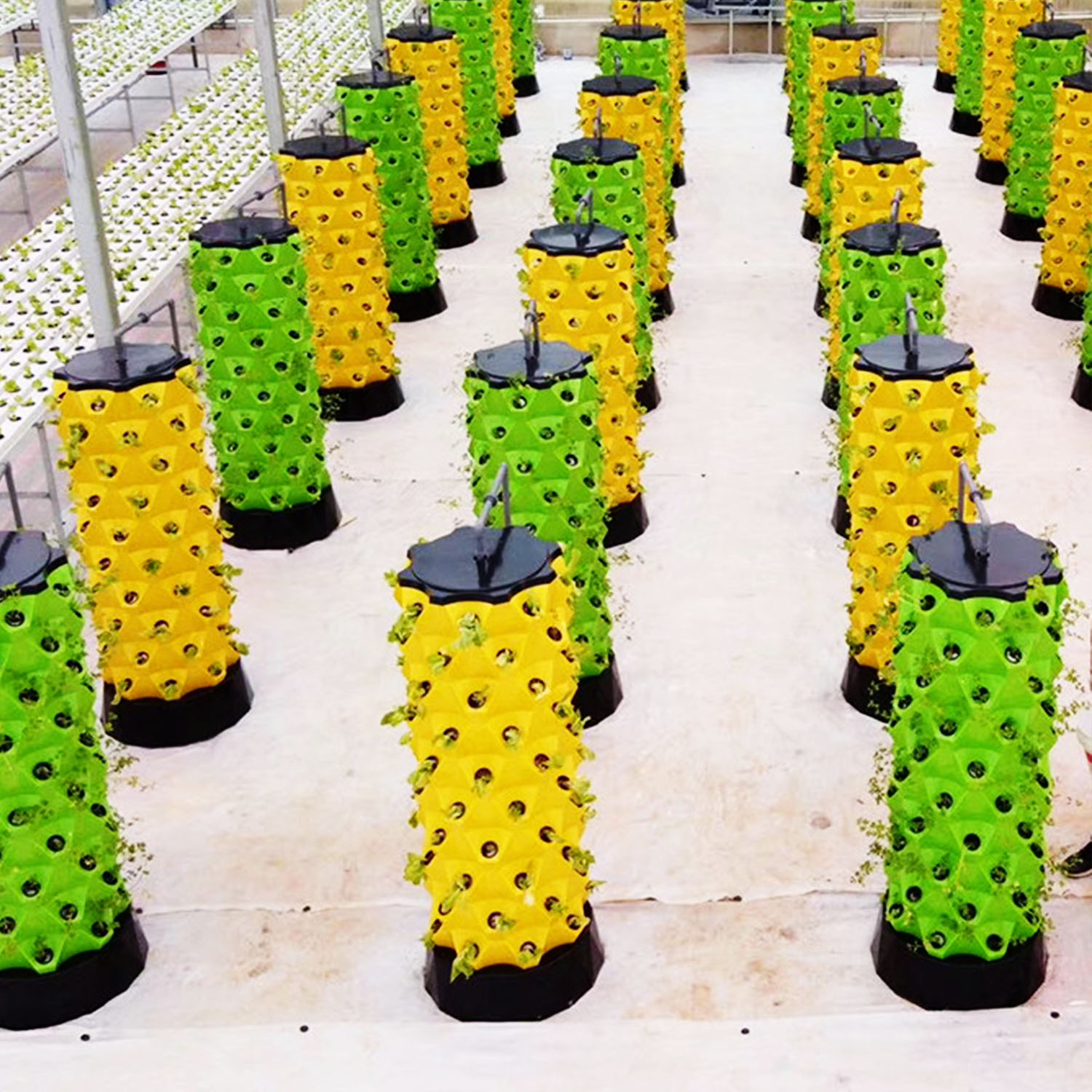 新しい水耕栽培用垂直庭園、エアロポニックタワー、水耕栽培キッ - Hydroponic Kit のレビューと価格
