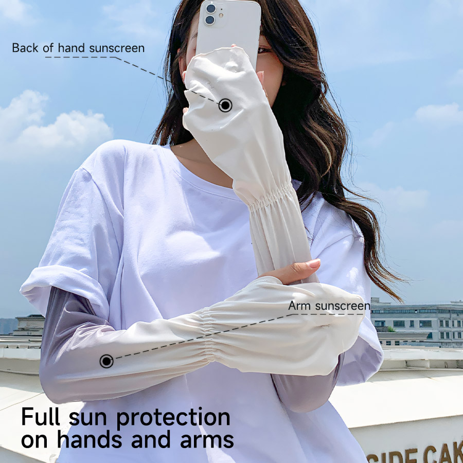 ドライビングフィンガーレスサンスリーブ 調節可能なアームスリ - Garden Gloves のレビューと価格