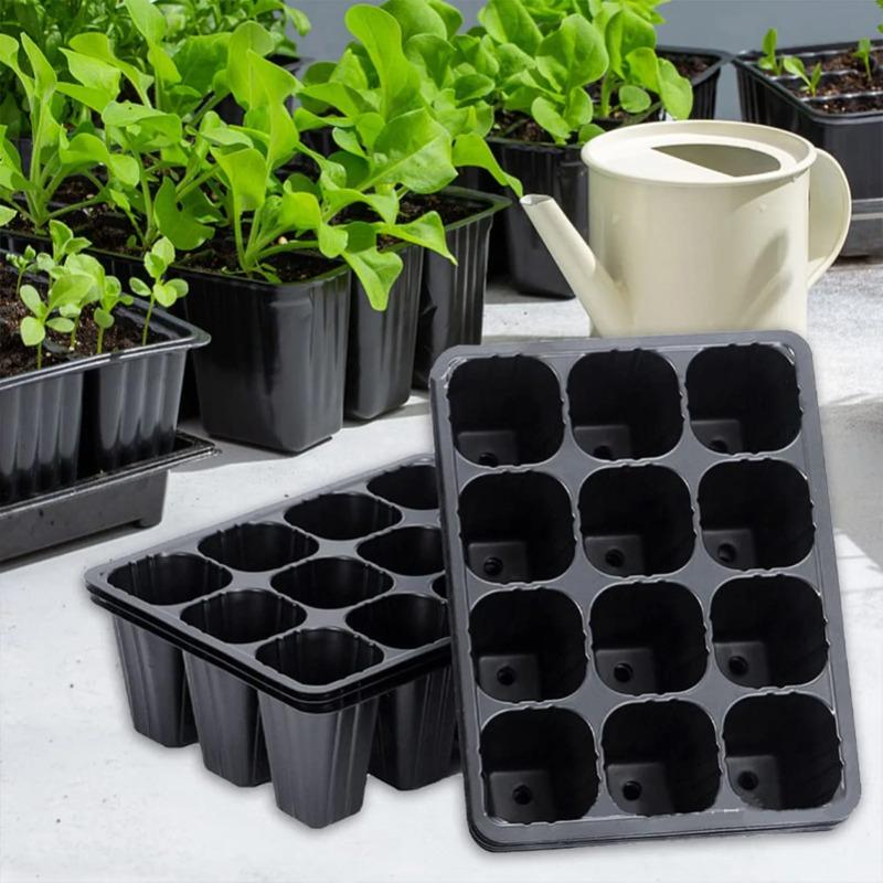 12 穴野菜苗ポット苗トレイガーデンポット耐久性のある種子発 - Seed Starter Tray のレビューと価格
