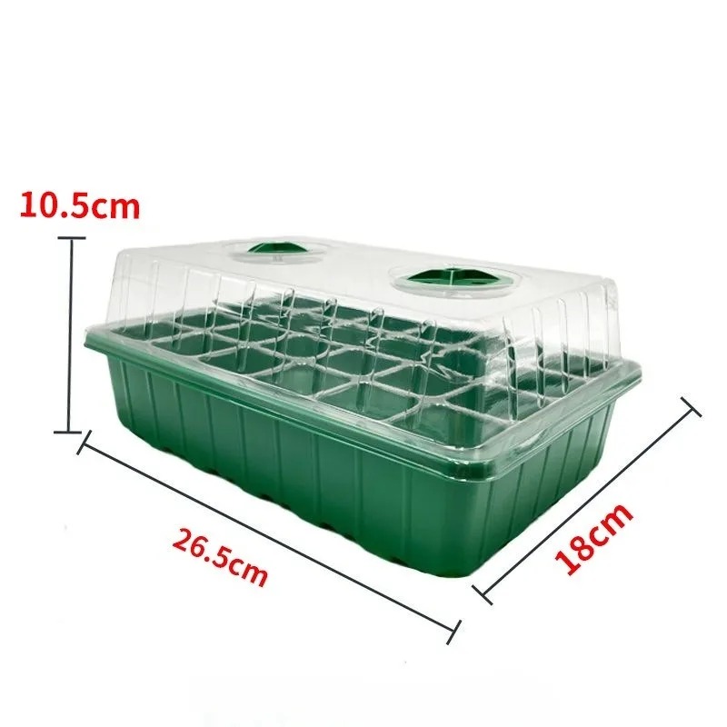 1/5ピース苗トレイキット - 24セル温室スターター（湿度 - Seed Starter Tray のレビューと価格