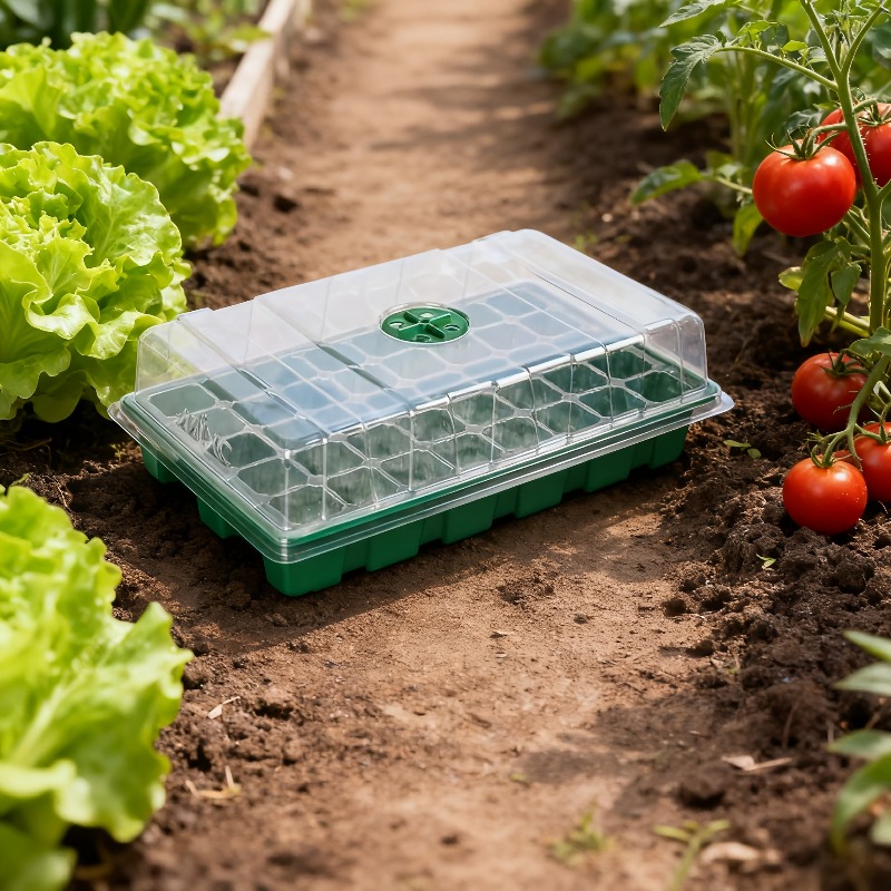 1/5ピース苗トレイキット - 24セル温室スターター（湿度 - Seed Starter Tray のレビューと価格