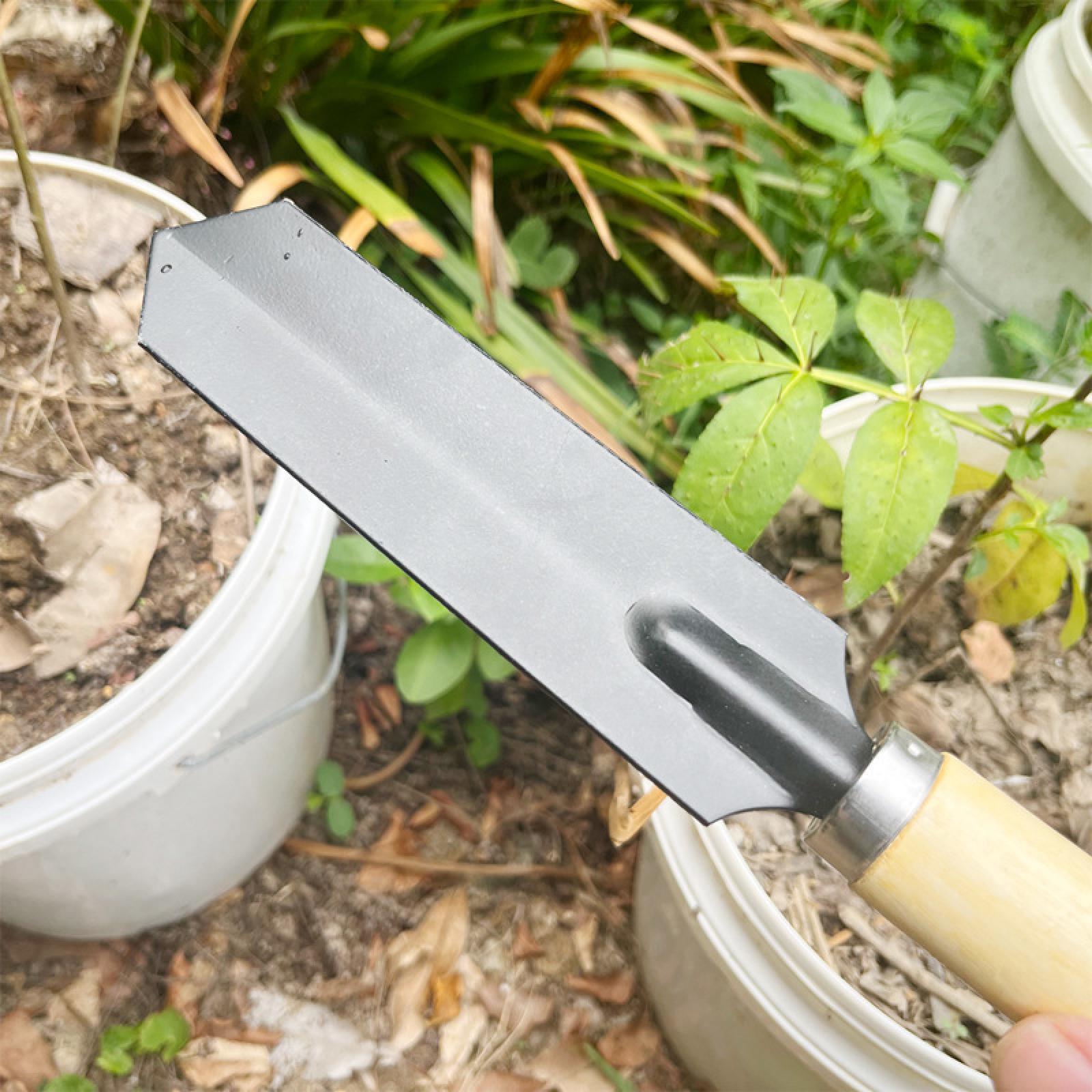 小型ガーデンスパデ掘削ツール木製ハンドル多機能ガーデニングツ - Trowel Garden Tools のレビューと価格