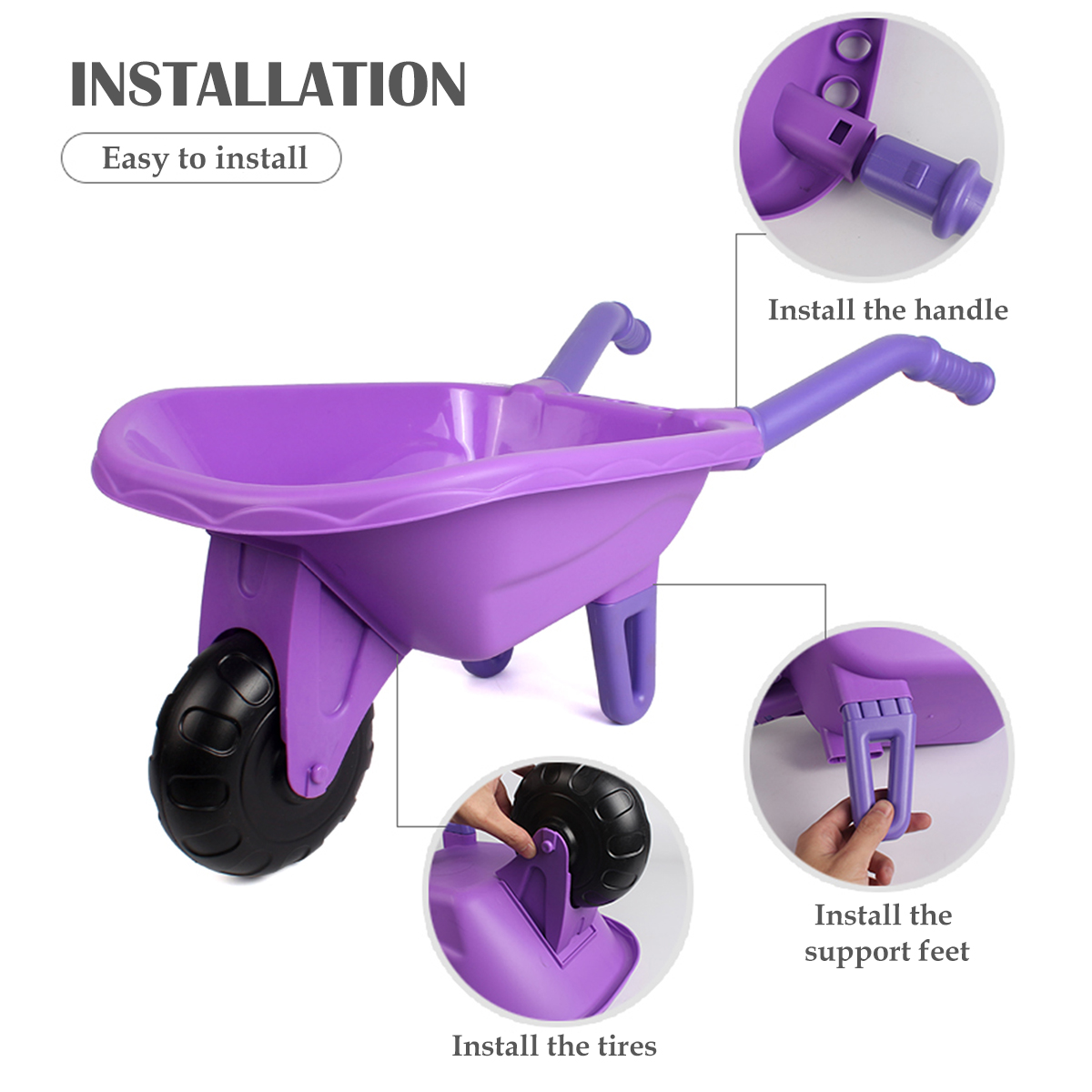 子供用園芸ツールセットおもちゃ、子供用屋外ガーデンビーチカー - Garden Gloves のレビューと価格
