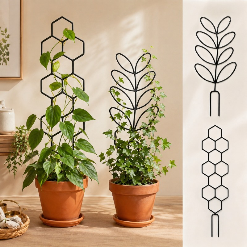 2/4個入り 植物サポート固定フレーム 亜鉛メッキ防錆プラス - Indoor Herb Garden のレビューと価格