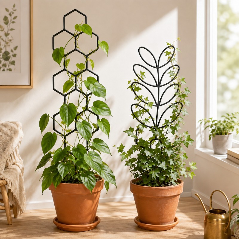 2/4個入り 植物サポート固定フレーム 亜鉛メッキ防錆プラス - Indoor Herb Garden のレビューと価格