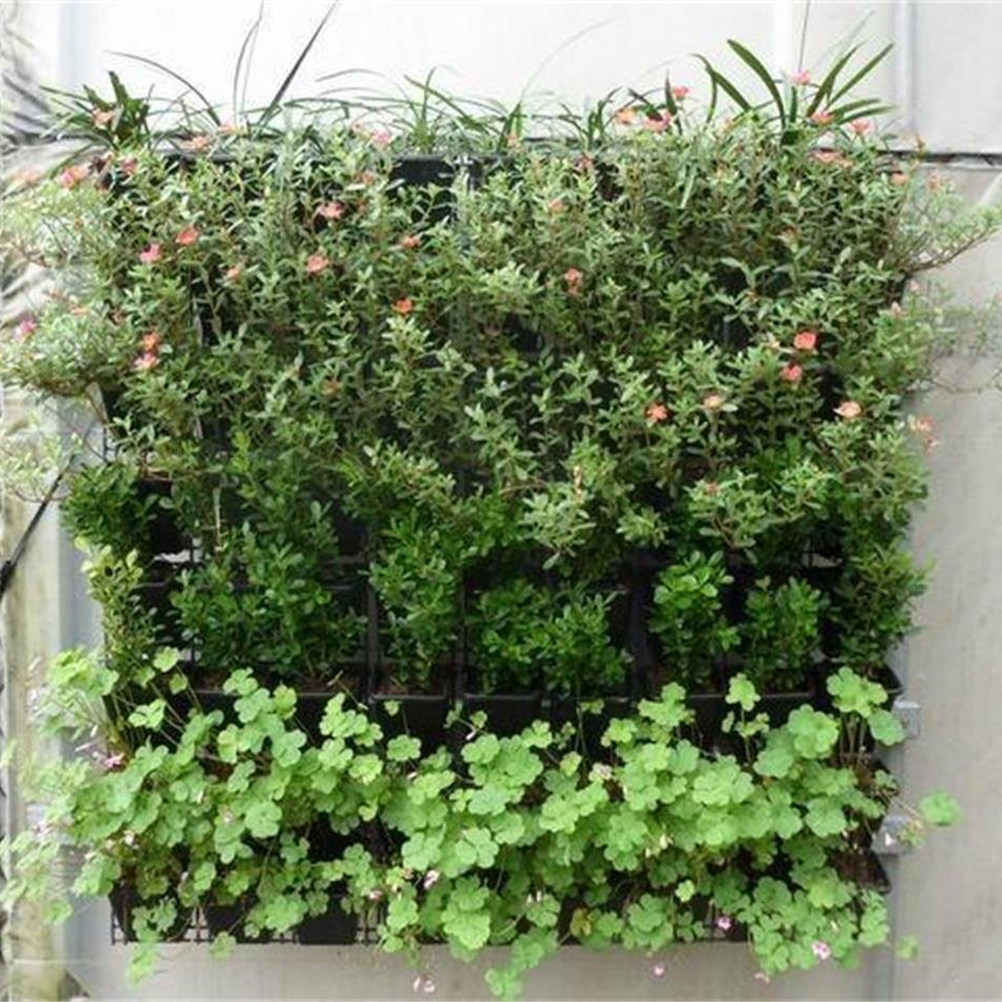 1個入りフェルト製植栽バッグ 壁掛け型 縦型12ポケットプラ - Vertical Planter のレビューと価格