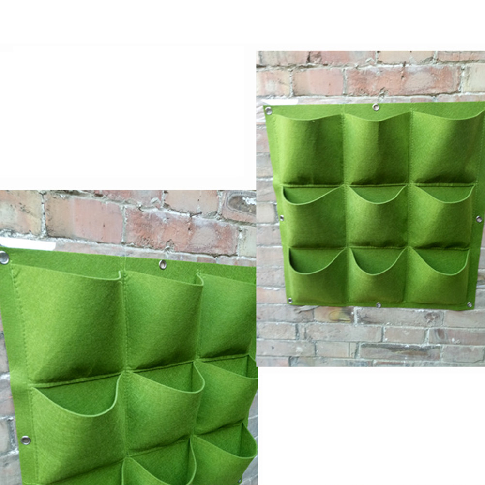 1個入りフェルト製植栽バッグ 壁掛け型 縦型12ポケットプラ - Vertical Planter のレビューと価格