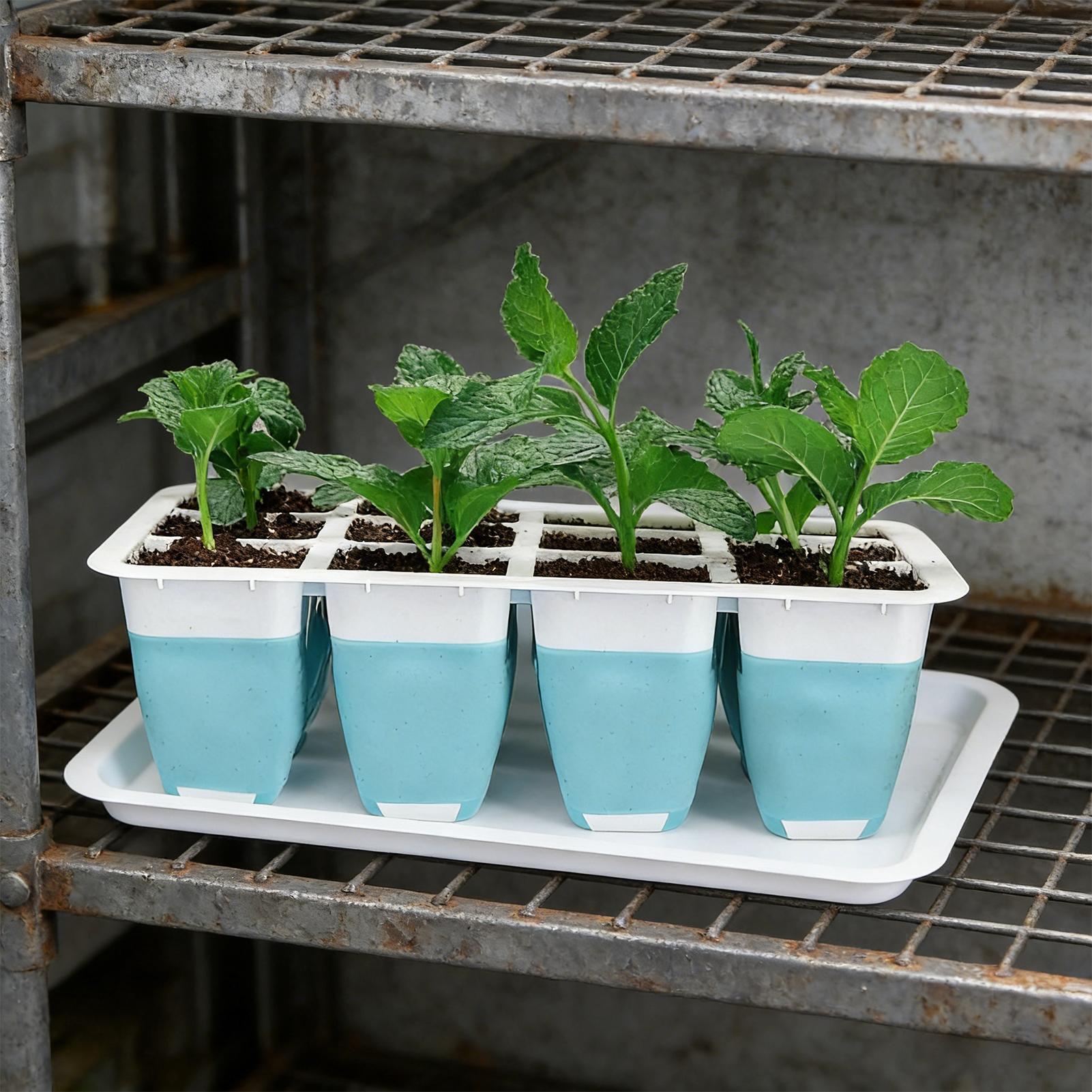 5パックシリコン製種まきトレイ60セル再利用可能な苗発芽スク - Seed Starter Tray のレビューと価格