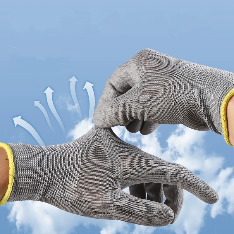 20 個安全作業手袋 PU 手のひらコーティングされた滑り止 - Garden Gloves のレビューと価格