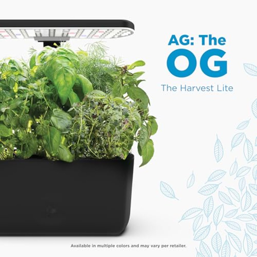 一年中ハーブや野菜を栽培できる屋内水耕栽培庭園。黒色プラスチ - Indoor Herb Garden のレビューと価格