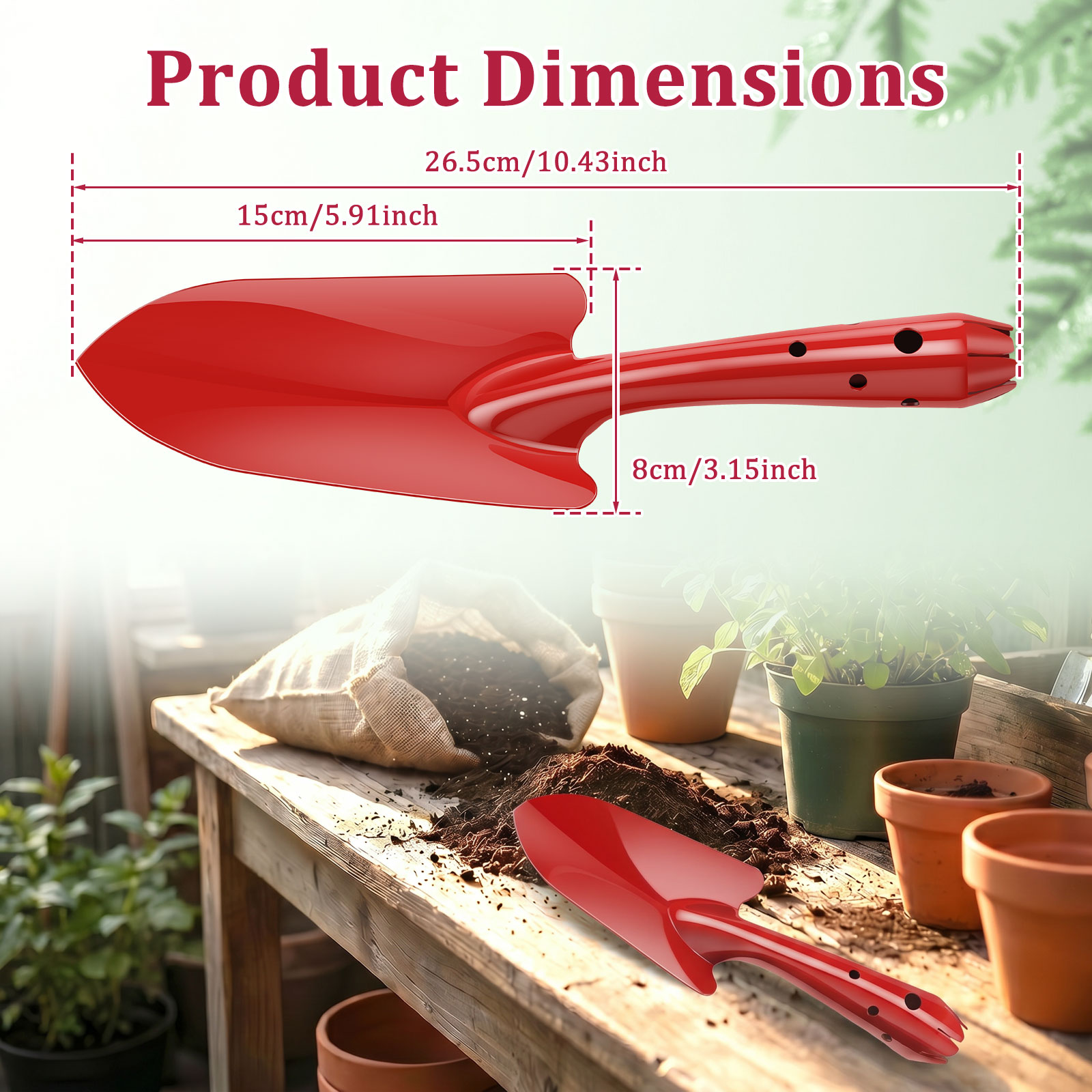 ガーデントロウェル 錆びにくい金属製ガーデンハンドシャベル  - Trowel Garden Tools のレビューと価格