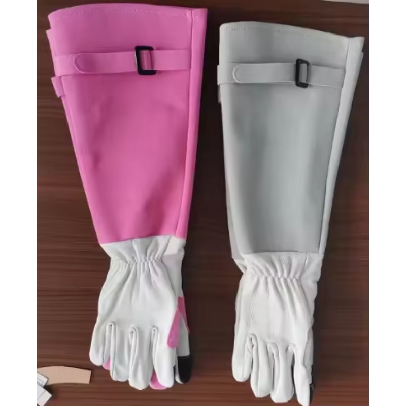長袖ガーデニンググローブ、耐パンク性、園芸用、バラ剪定用、革 - Garden Gloves のレビューと価格