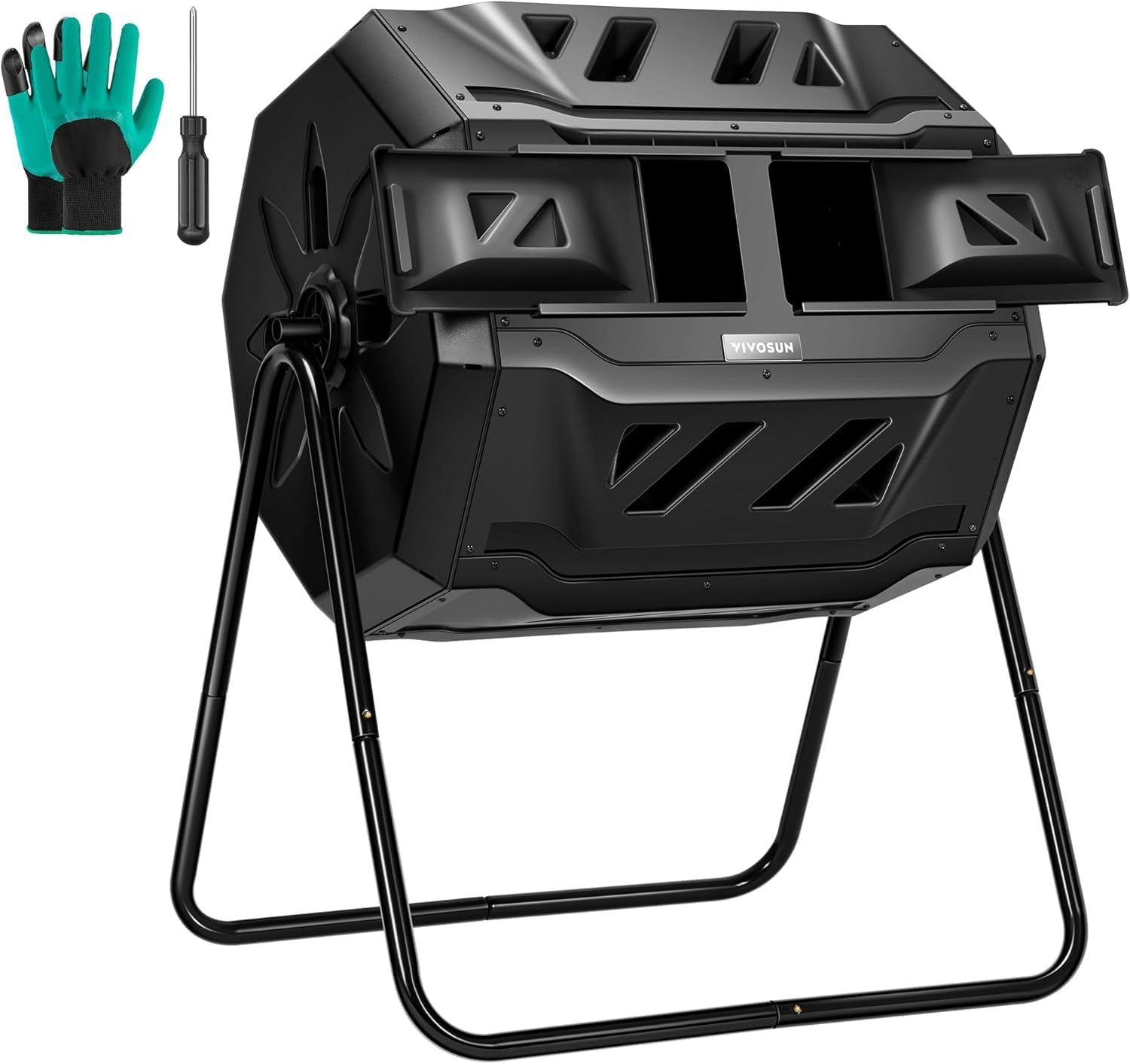 VIVOSUN アウトドアタンブリングコンポスター デュアル - Compost Bin のレビューと価格