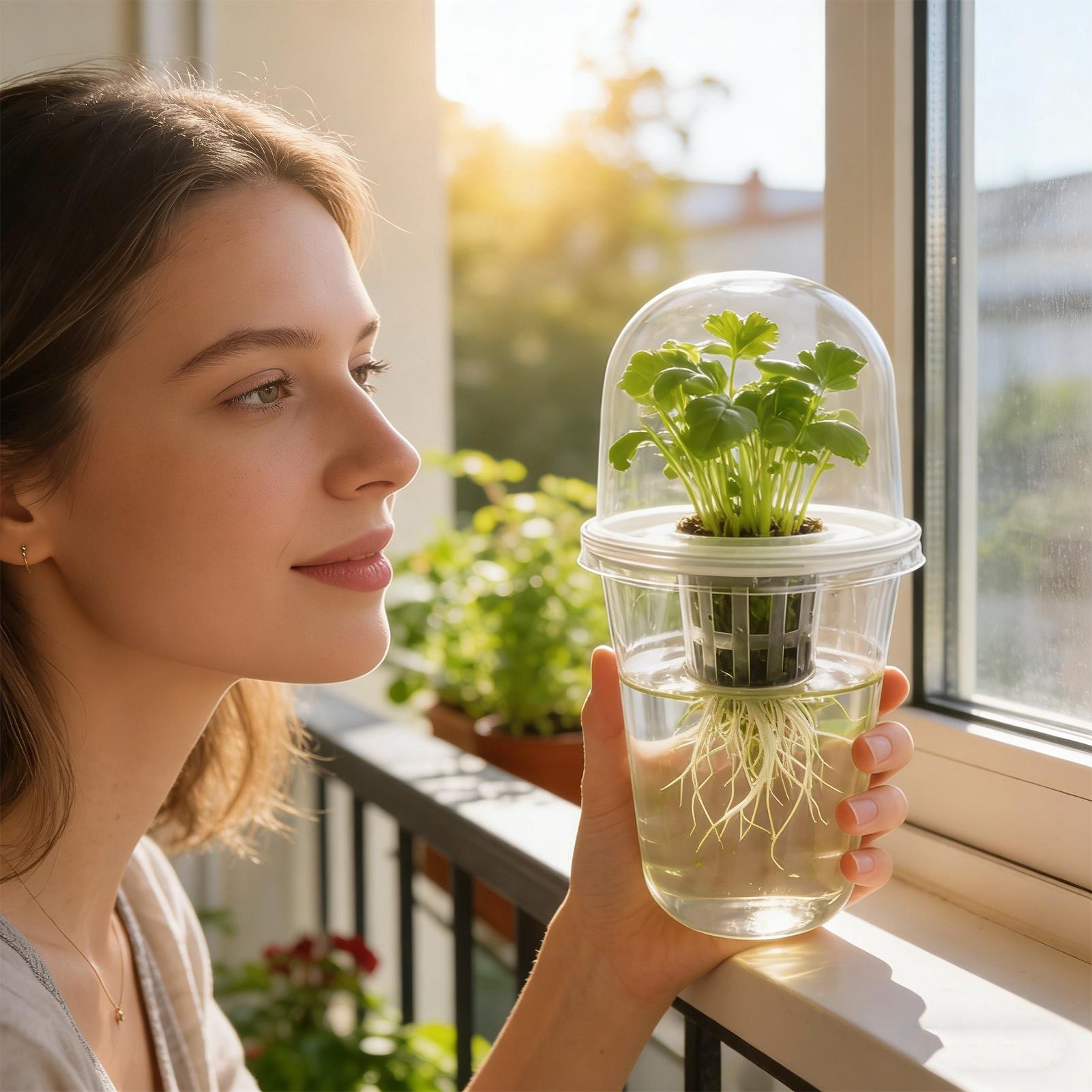 1～5個入り 透明な植物発芽カップ 水耕栽培種子プランターポ - Seed Starter Tray のレビューと価格