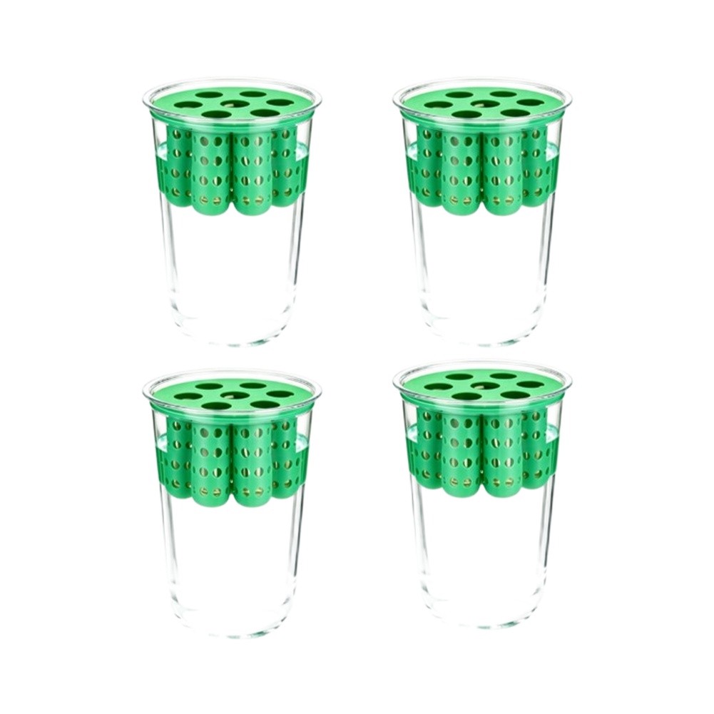 4個入りネギ再生発芽キット：窓辺用ネギ栽培容器/プランター  - Hydroponic Kit のレビューと価格
