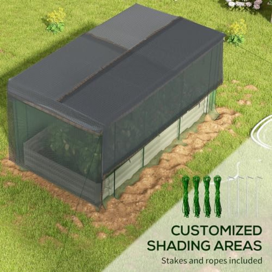 7.3 x 3.4 x 1フィートの亜鉛メッキ仕上げの高床式 - Raised Garden Bed のレビューと価格