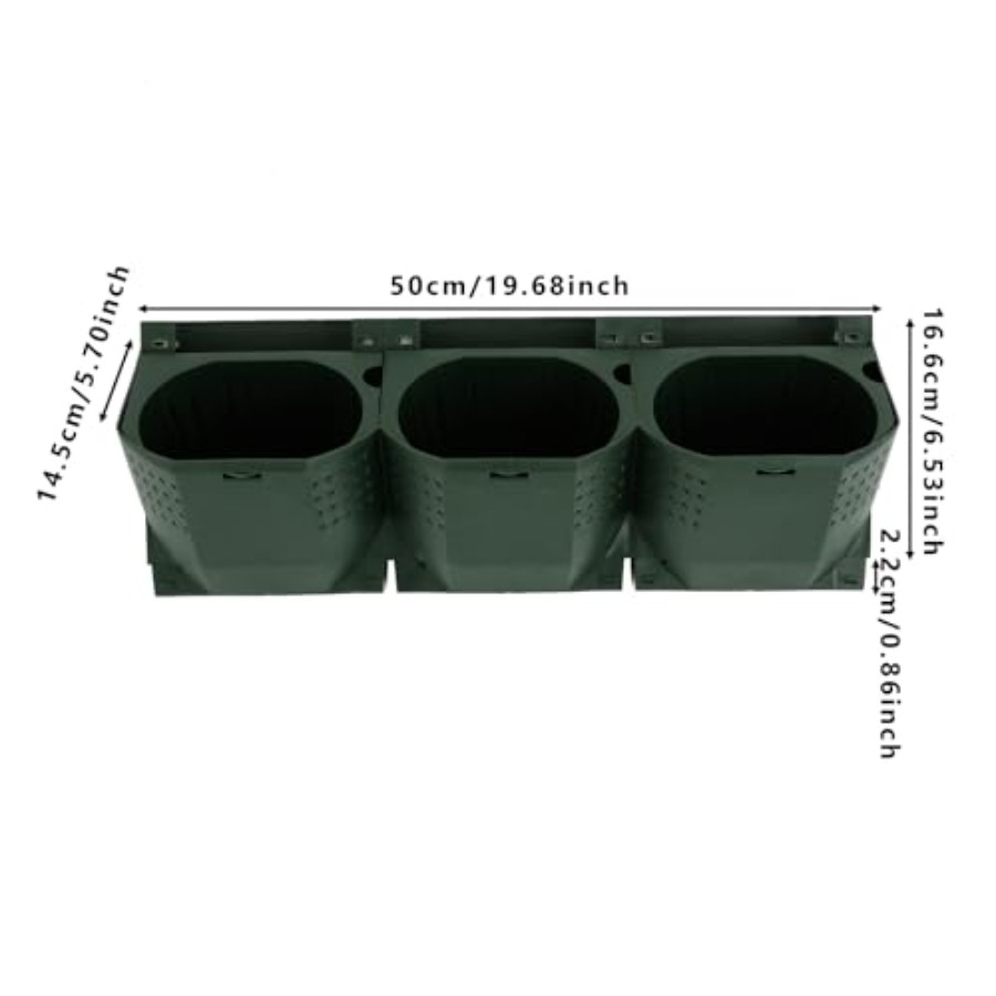 36スロット自動給水壁掛けプランター、屋内/屋外用、ミリタリ - Self Watering Planter のレビューと価格