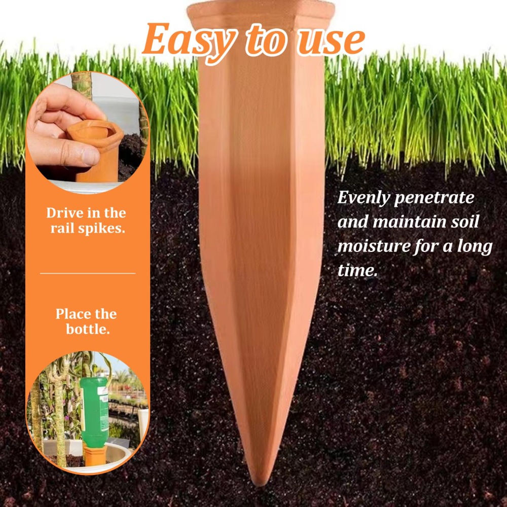 テラコッタ自動散水装置 植物散水システム 植木鉢挿入式散水ス - Self Watering Planter のレビューと価格