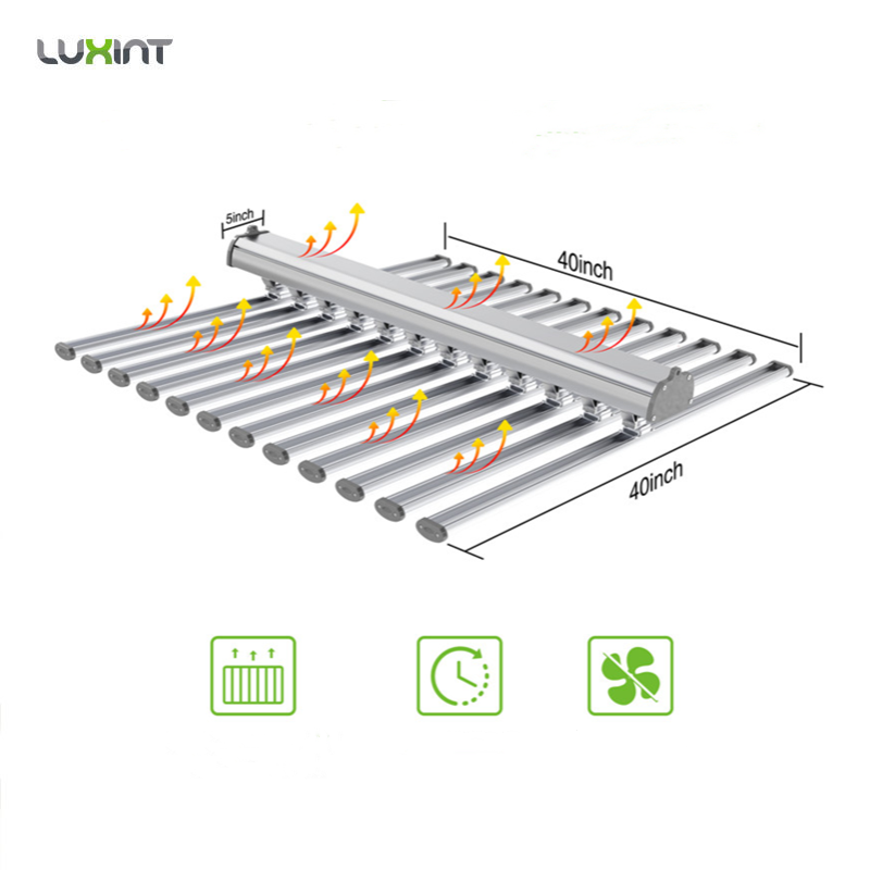 LUX中国工場製LED植物育成ライト12バー660w 100 - Grow Light Led のレビューと価格