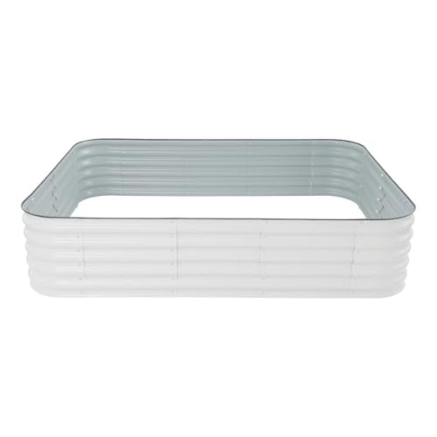 野菜、花、ハーブ用の高床式プランターキット。素材はスチール製 - Raised Garden Bed のレビューと価格