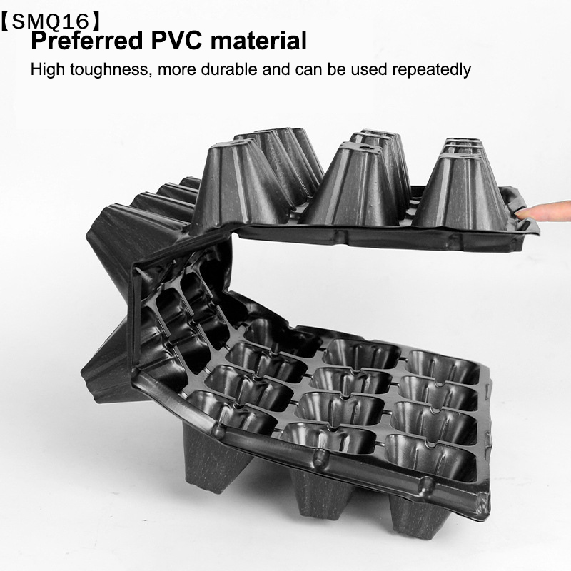 10個入り苗トレイ プラスチック製園芸発芽トレイ 黒色苗容器 - Seed Starter Tray のレビューと価格