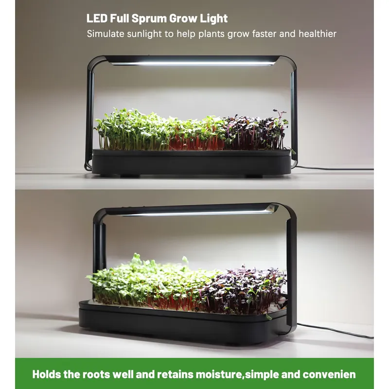 水耕栽培トレイ 室内マイクログリーン マイクログリーン種子  - Hydroponic Kit のレビューと価格
