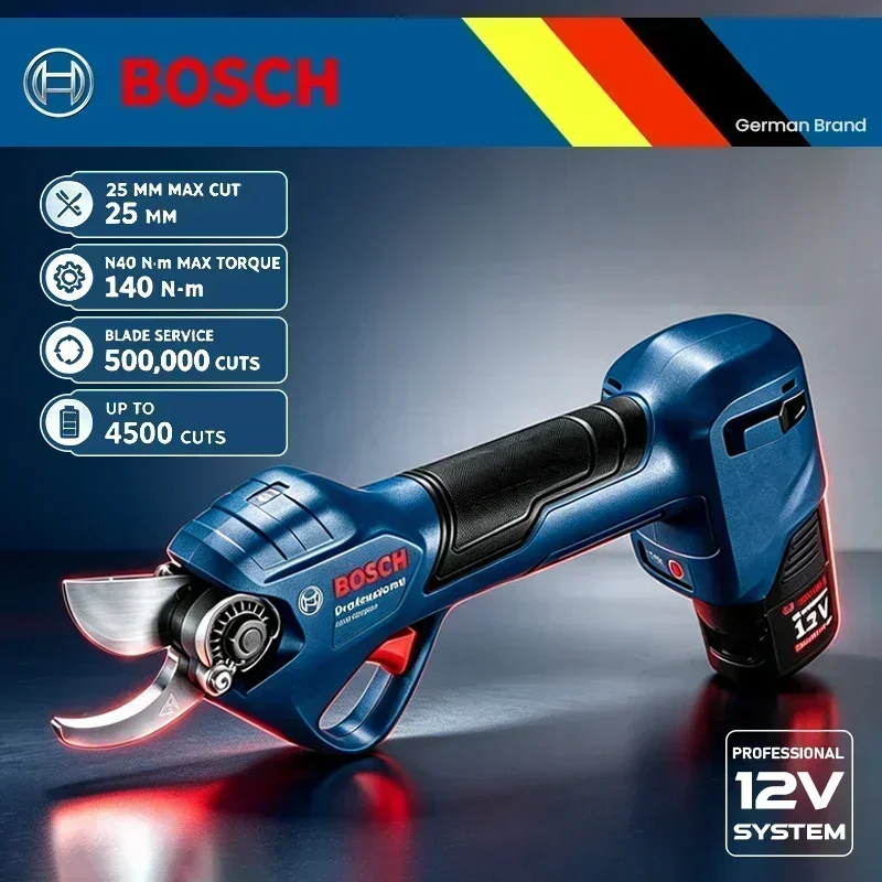 ボッシュ プロ プルーナー 12V コードレス電動剪定ばさみ - Pruning Shears のレビューと価格